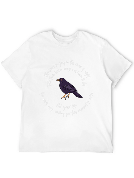 Blackbird Graphic T-Shirt: Singing in the Dead of Night
