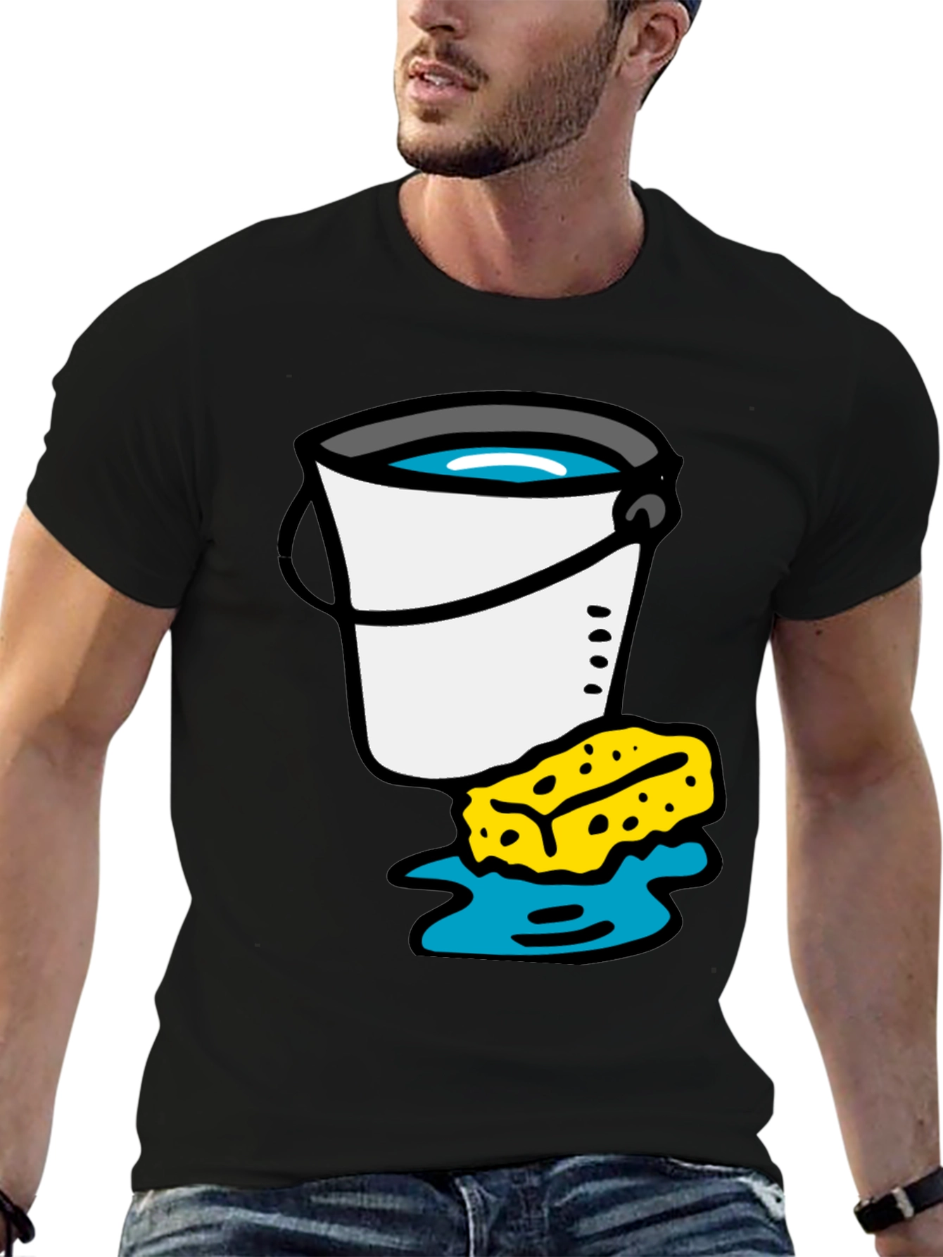 Bucket and Sponge Graphic Tee