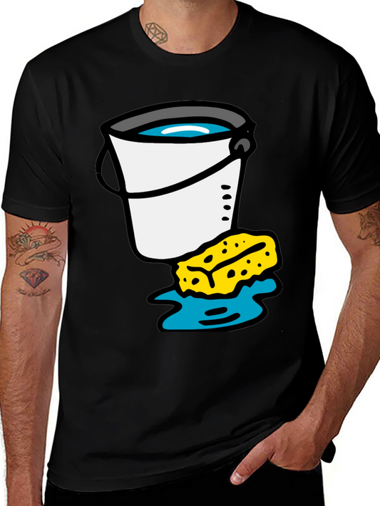 Bucket and Sponge Graphic Tee