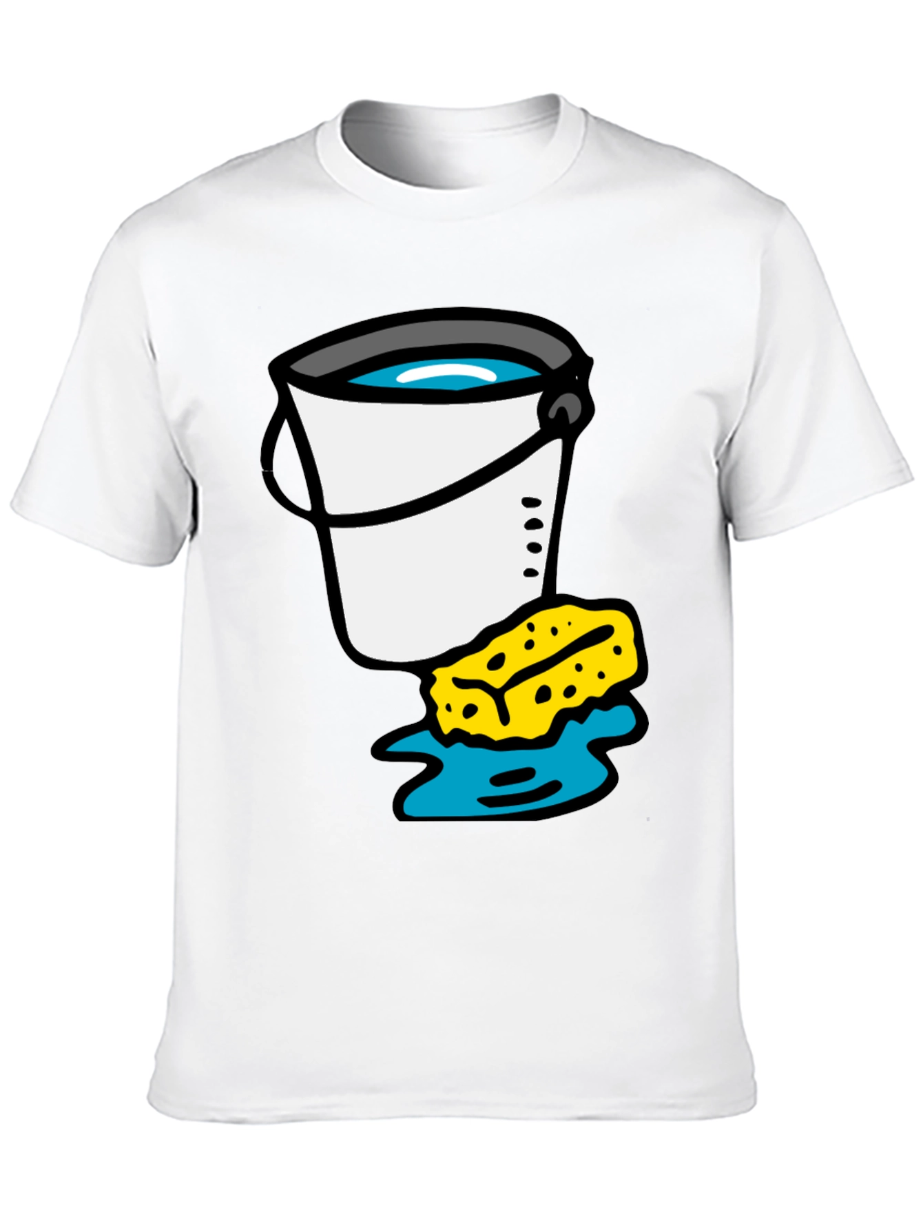 Bucket and Sponge Graphic Tee