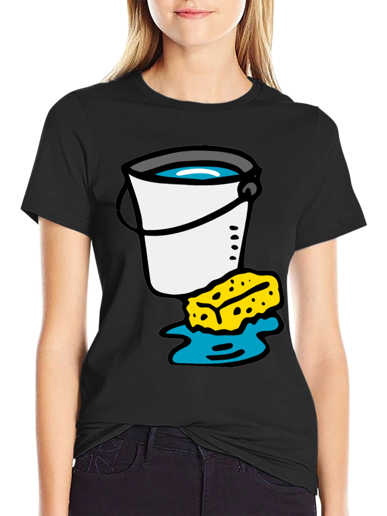 Bucket and Sponge Graphic Tee
