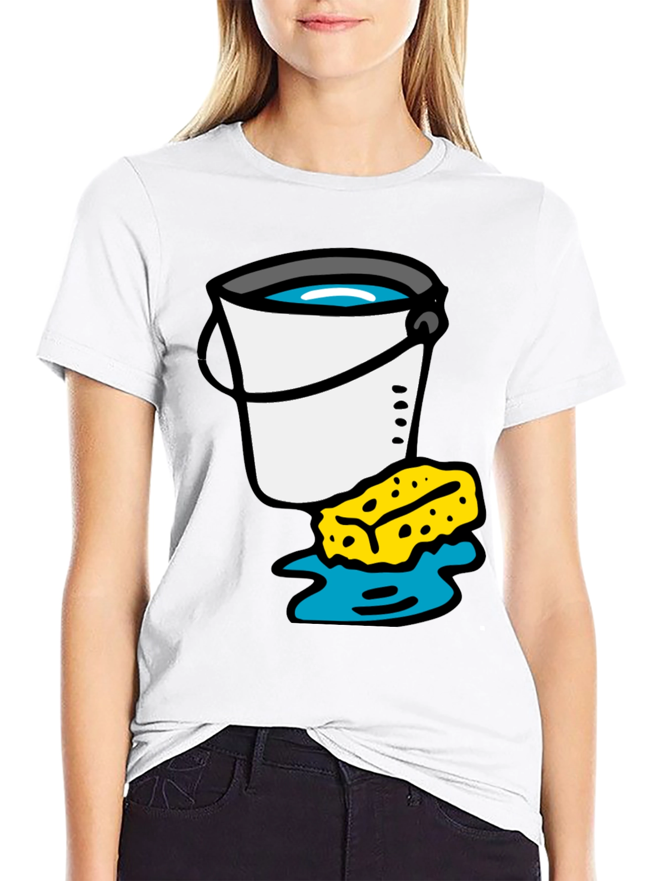 Bucket and Sponge Graphic Tee