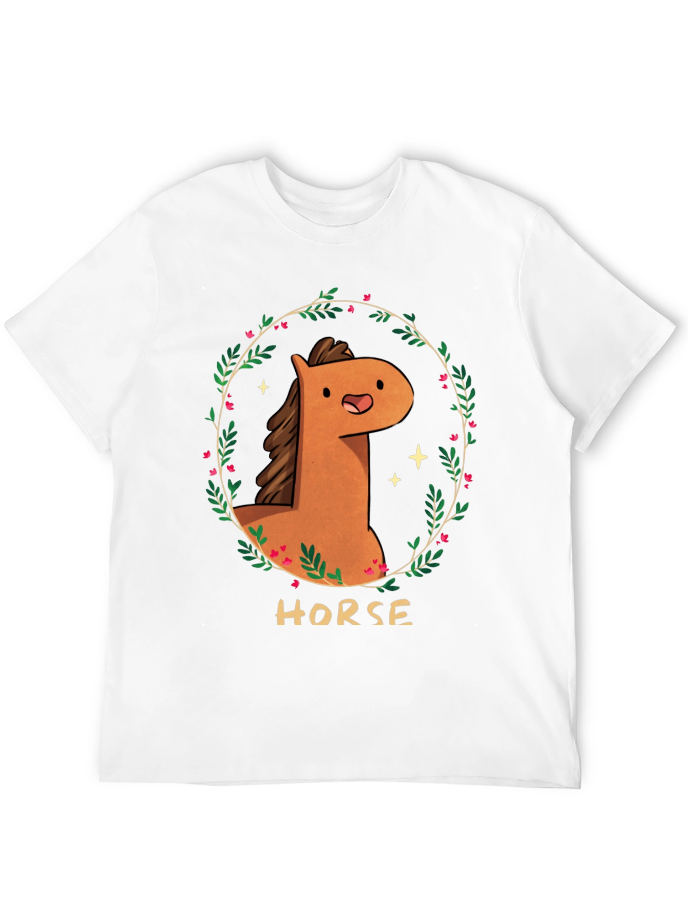 Cute Cartoon Horse T-Shirt