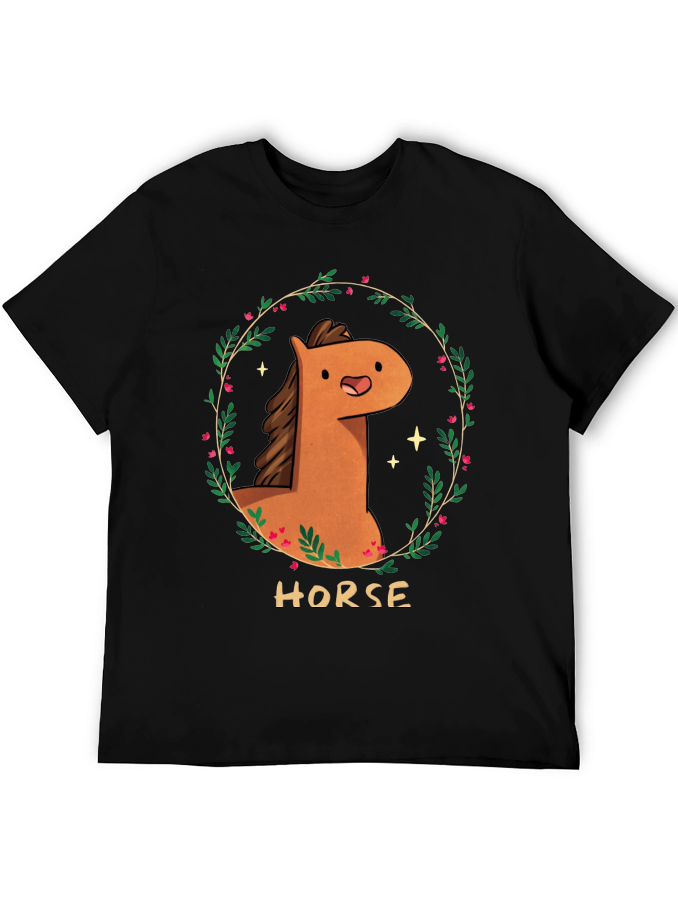Cute Cartoon Horse T-Shirt