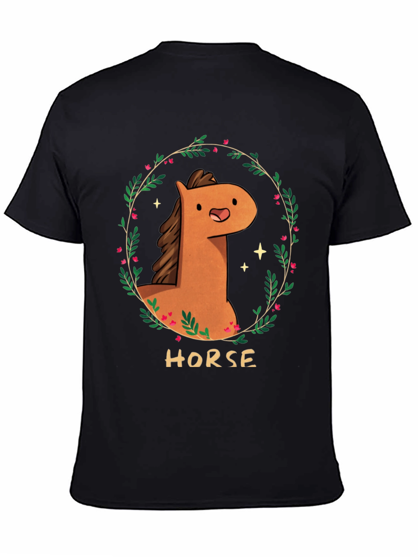 Cute Cartoon Horse T-Shirt