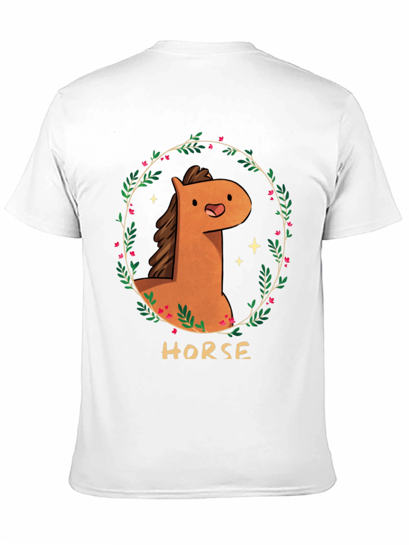 Cute Cartoon Horse T-Shirt