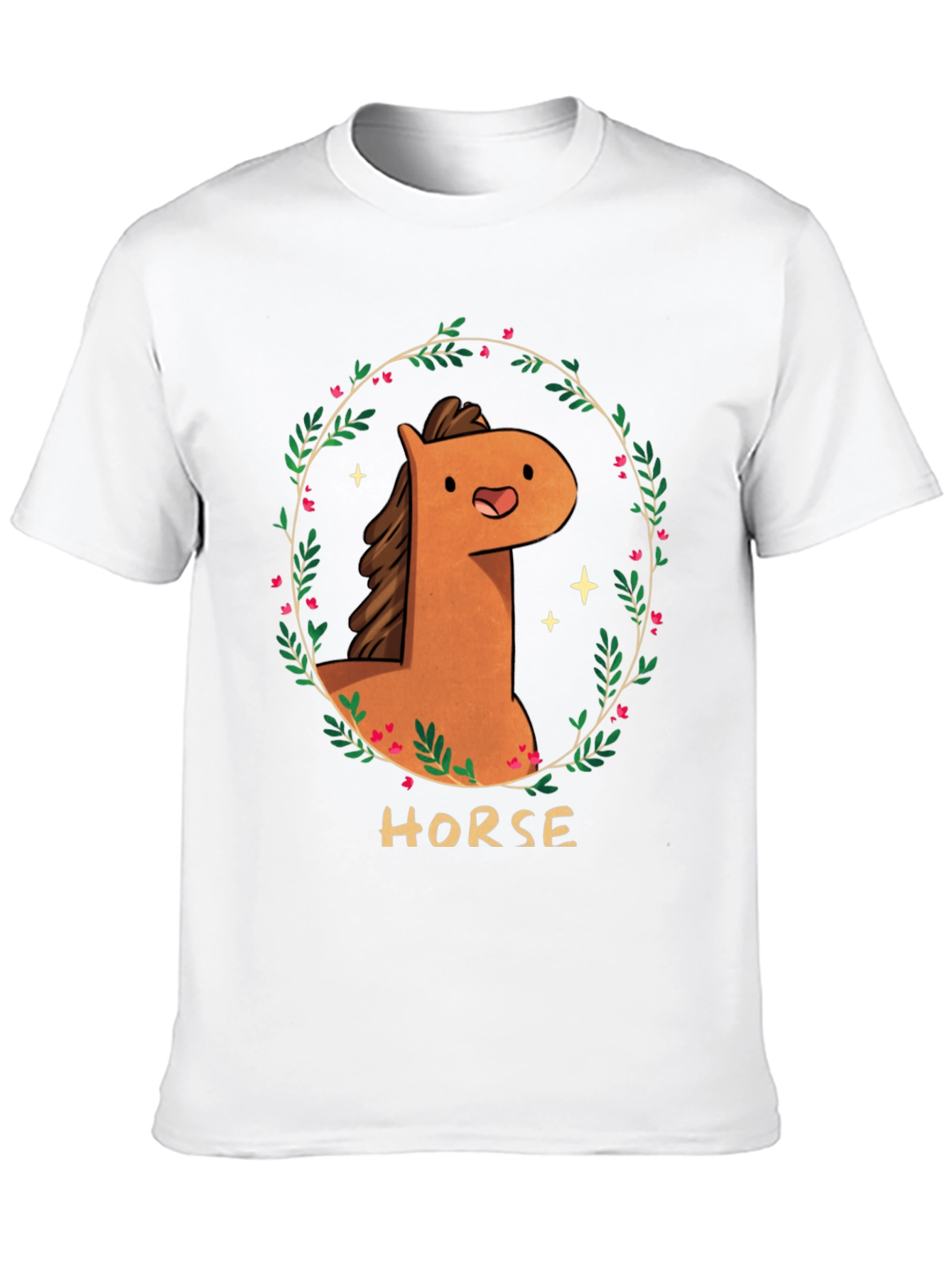 Cute Cartoon Horse T-Shirt