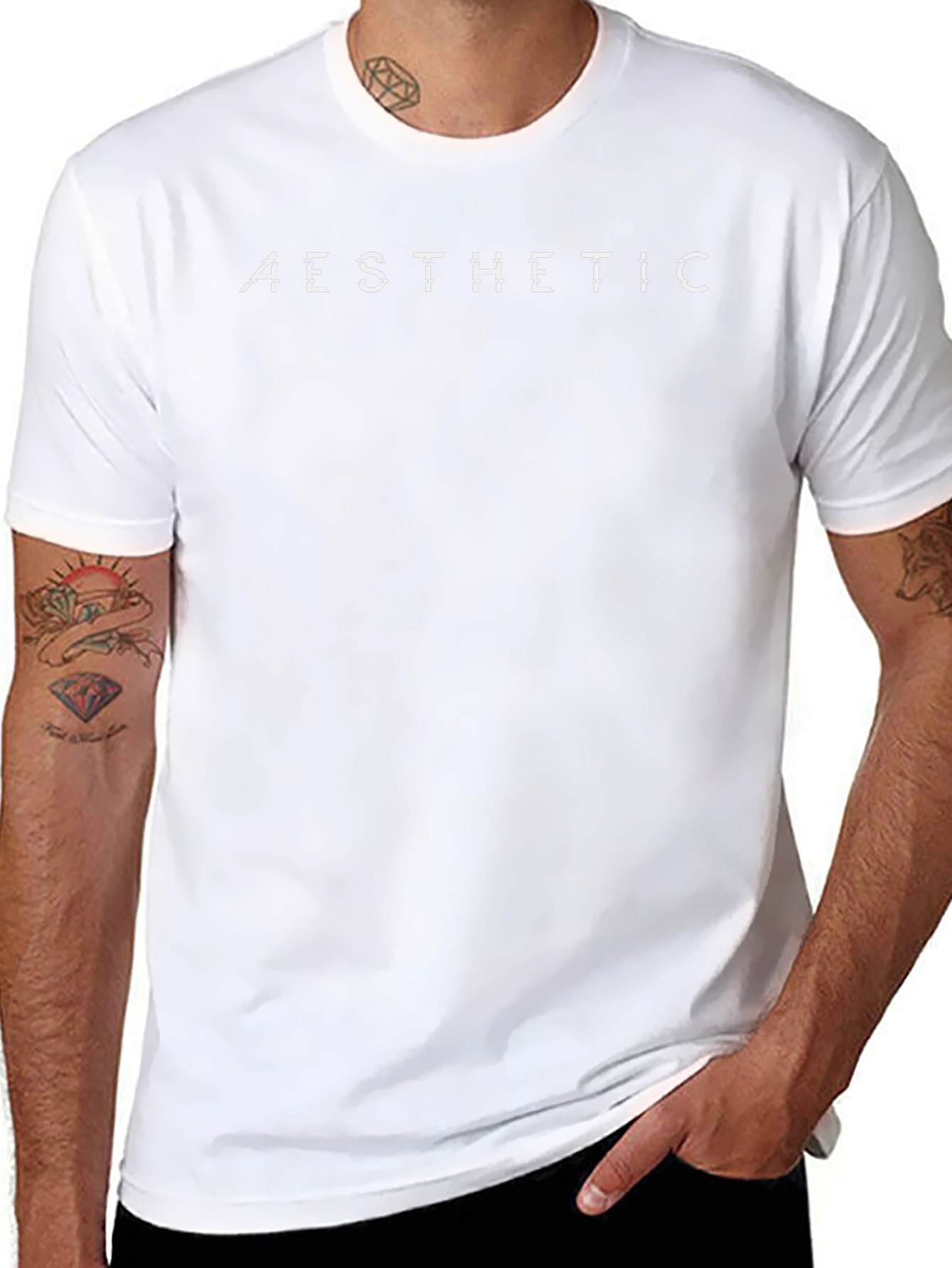 Aesthetic Black Graphic Tee Shirt