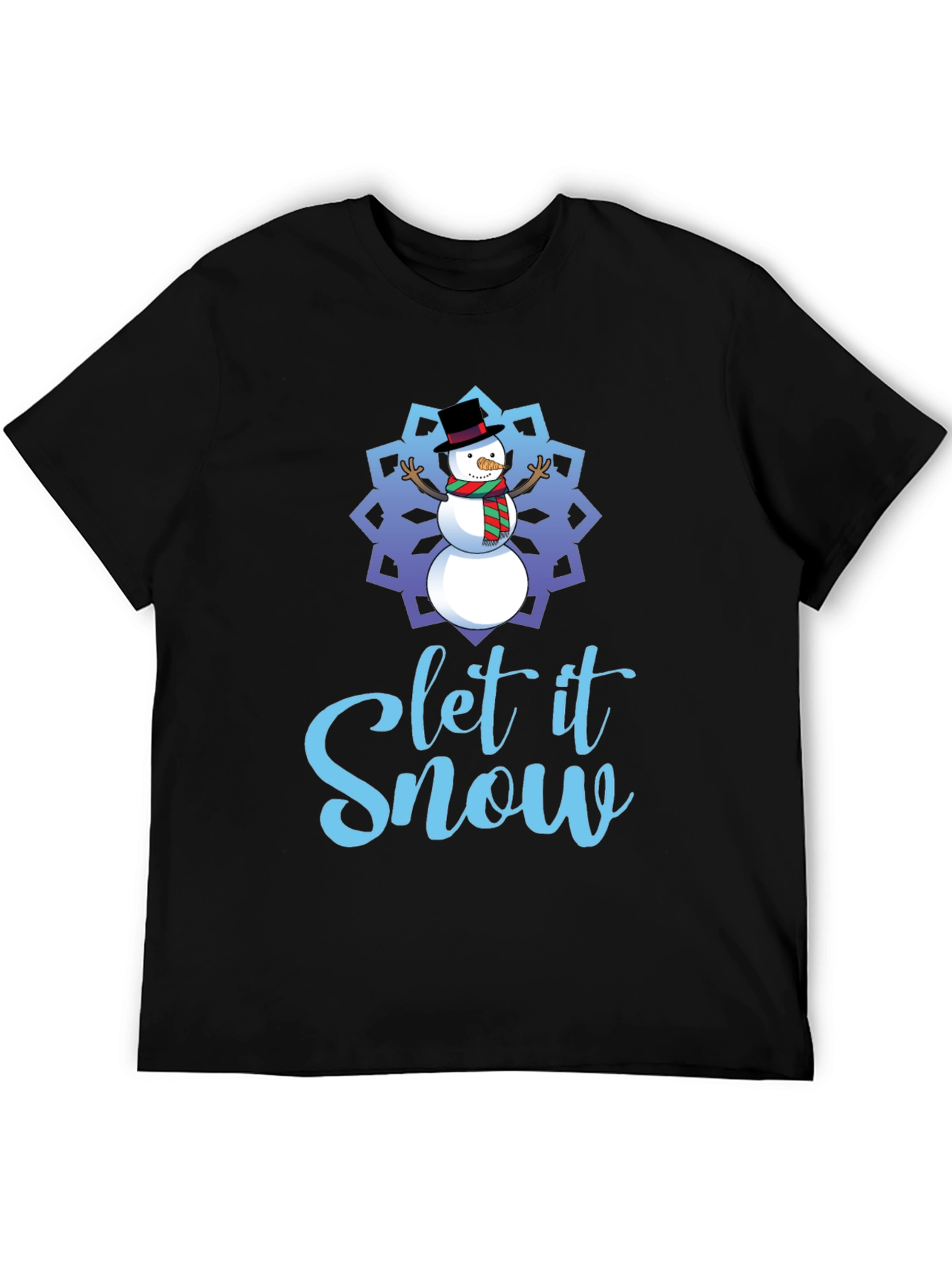 Let it Snow Snowman Holiday T-Shirt