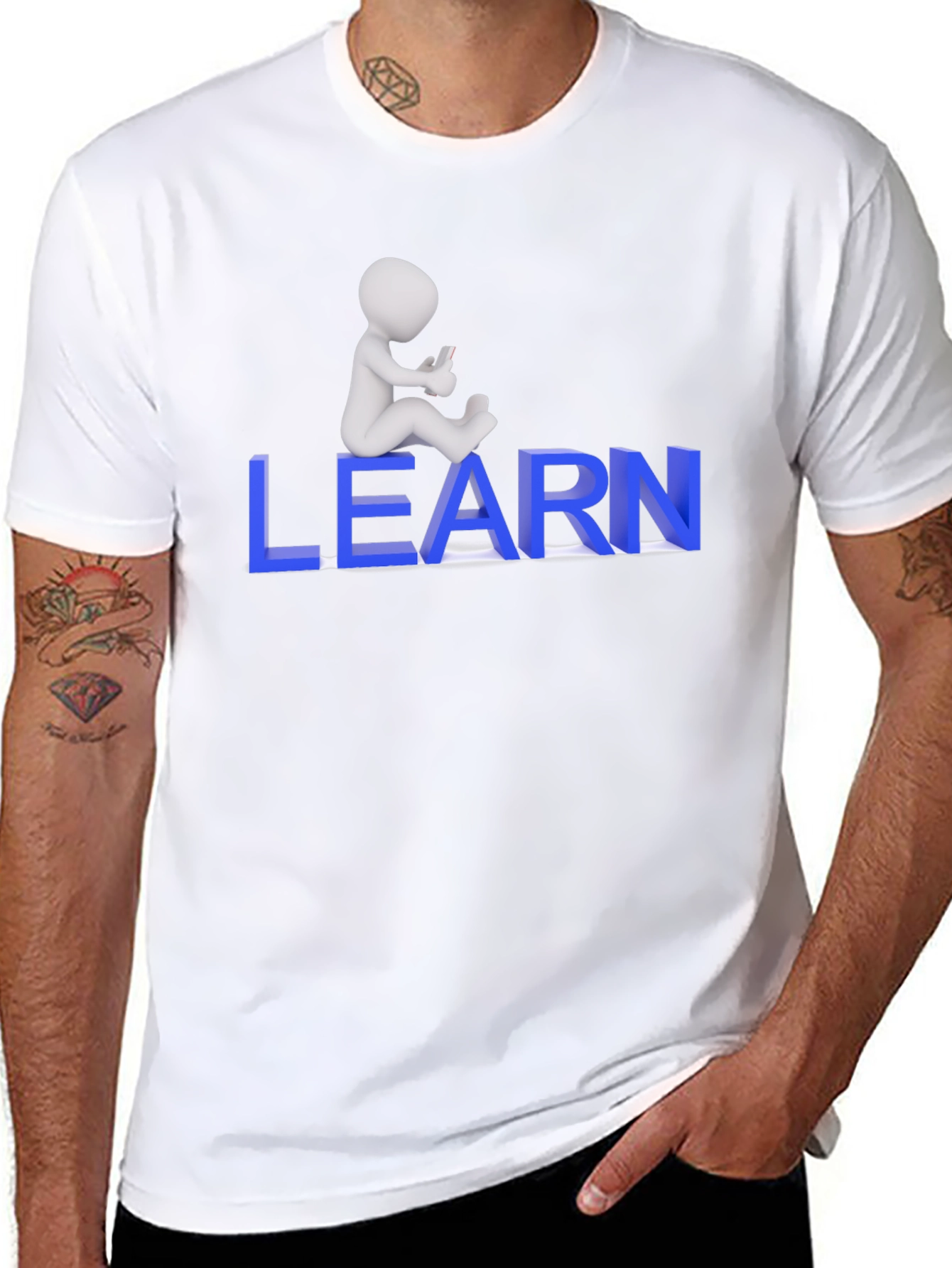 Learn Graphic Tee - Knowledge Seeker T-Shirt