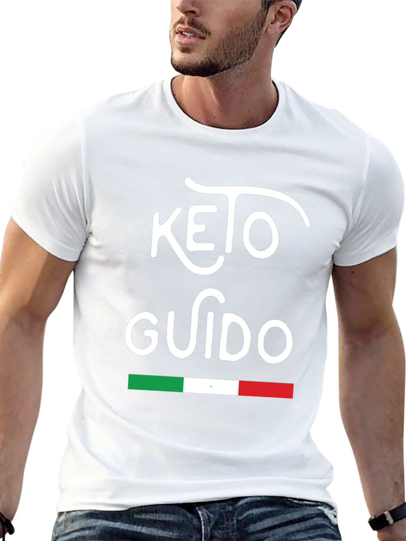 Keto Guido T-Shirt Italian Flag Design