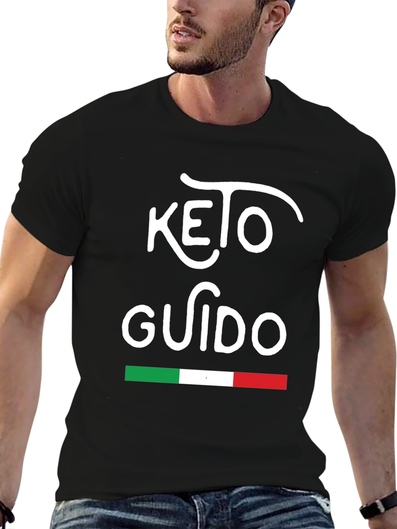 Keto Guido T-Shirt Italian Flag Design