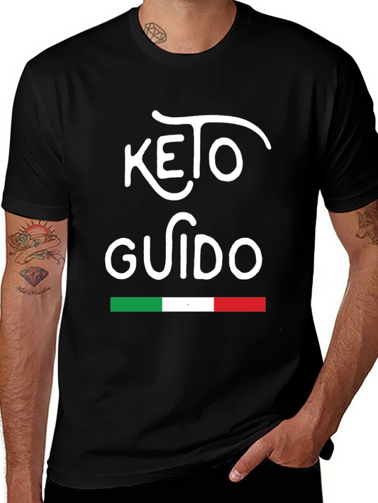 Keto Guido T-Shirt Italian Flag Design