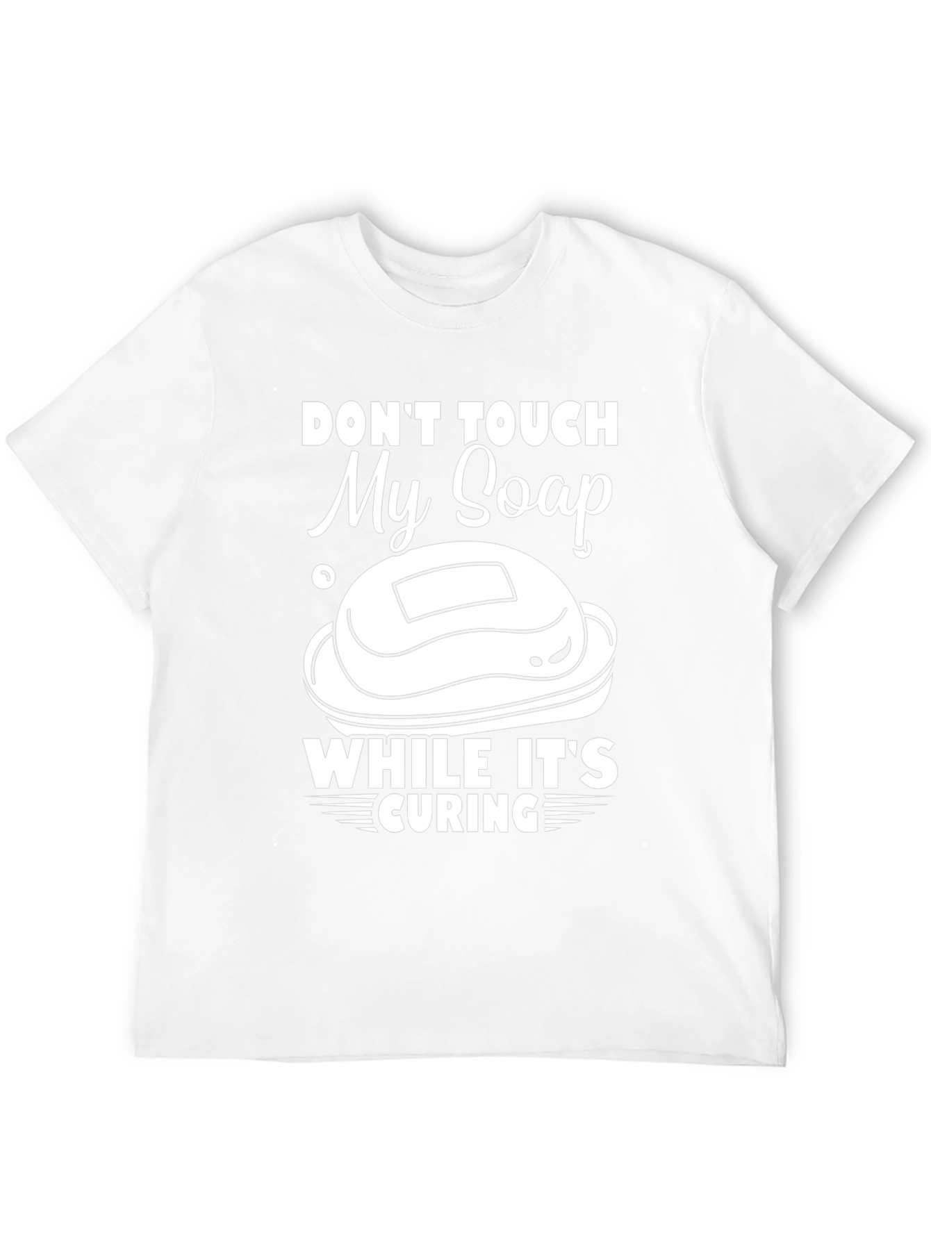 Dont Touch My Soap Black Graphic T-Shirt