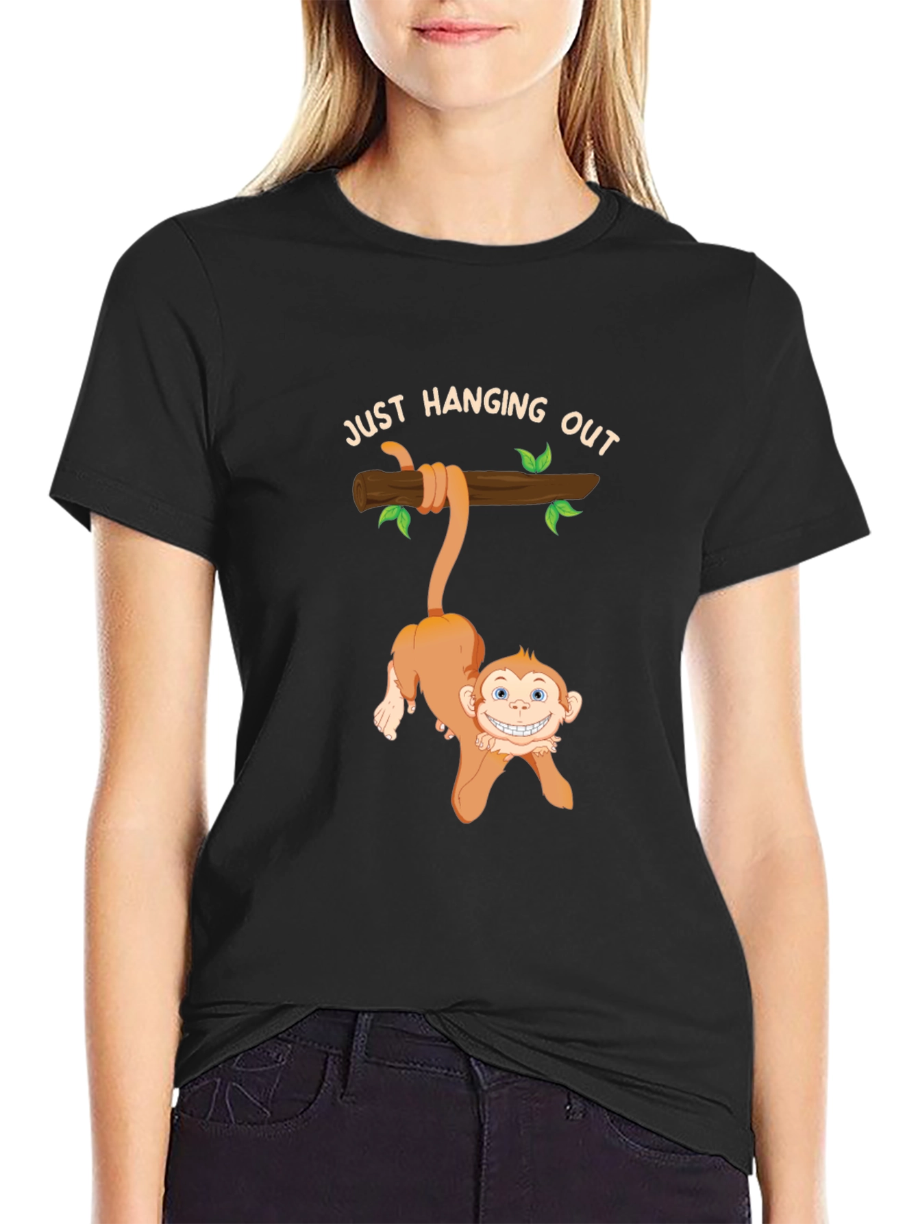 Just Hanging Out Monkey T-Shirt