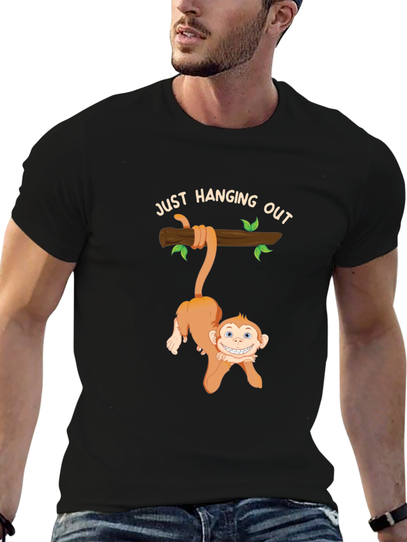 Just Hanging Out Monkey T-Shirt