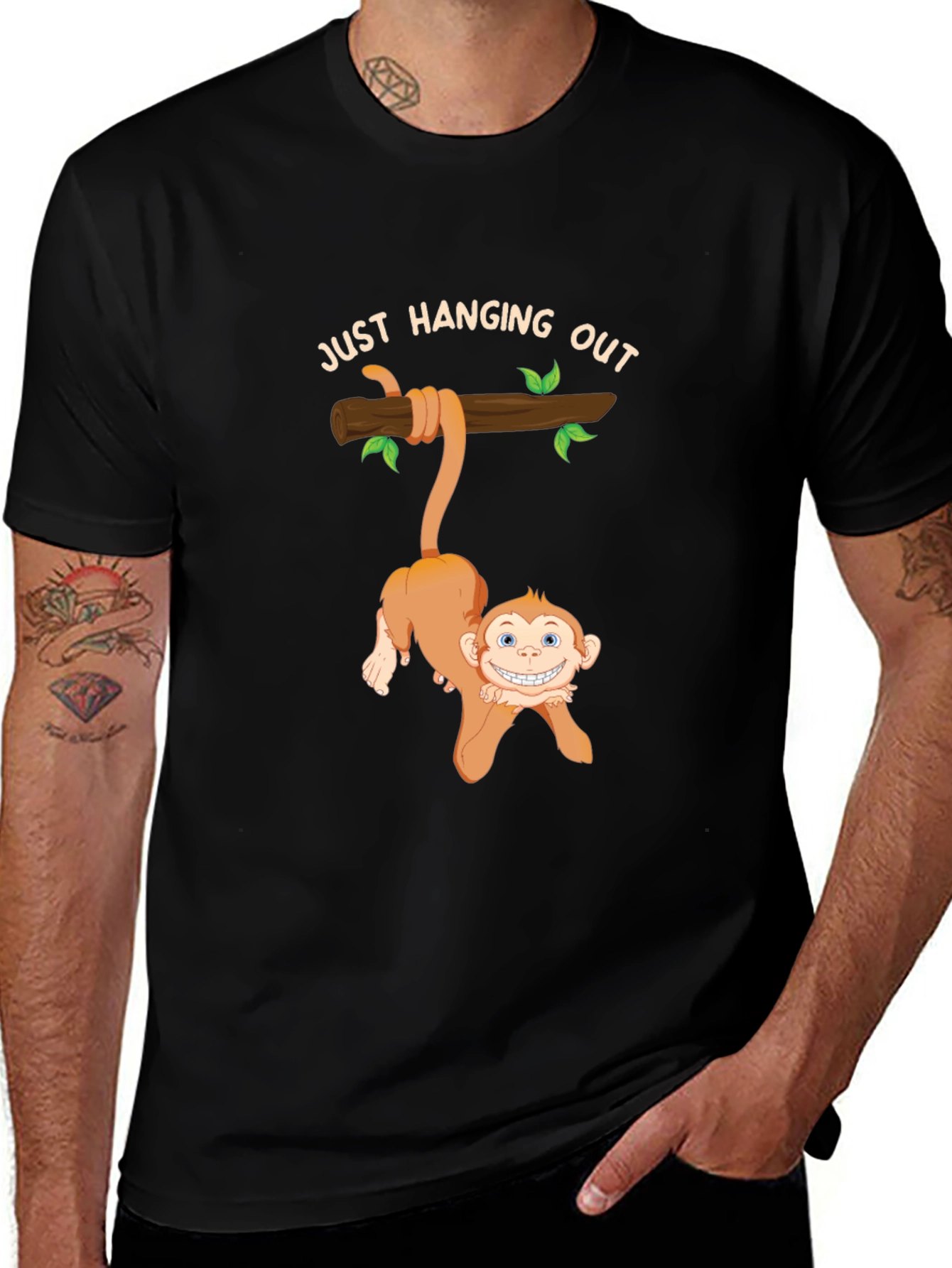Just Hanging Out Monkey T-Shirt