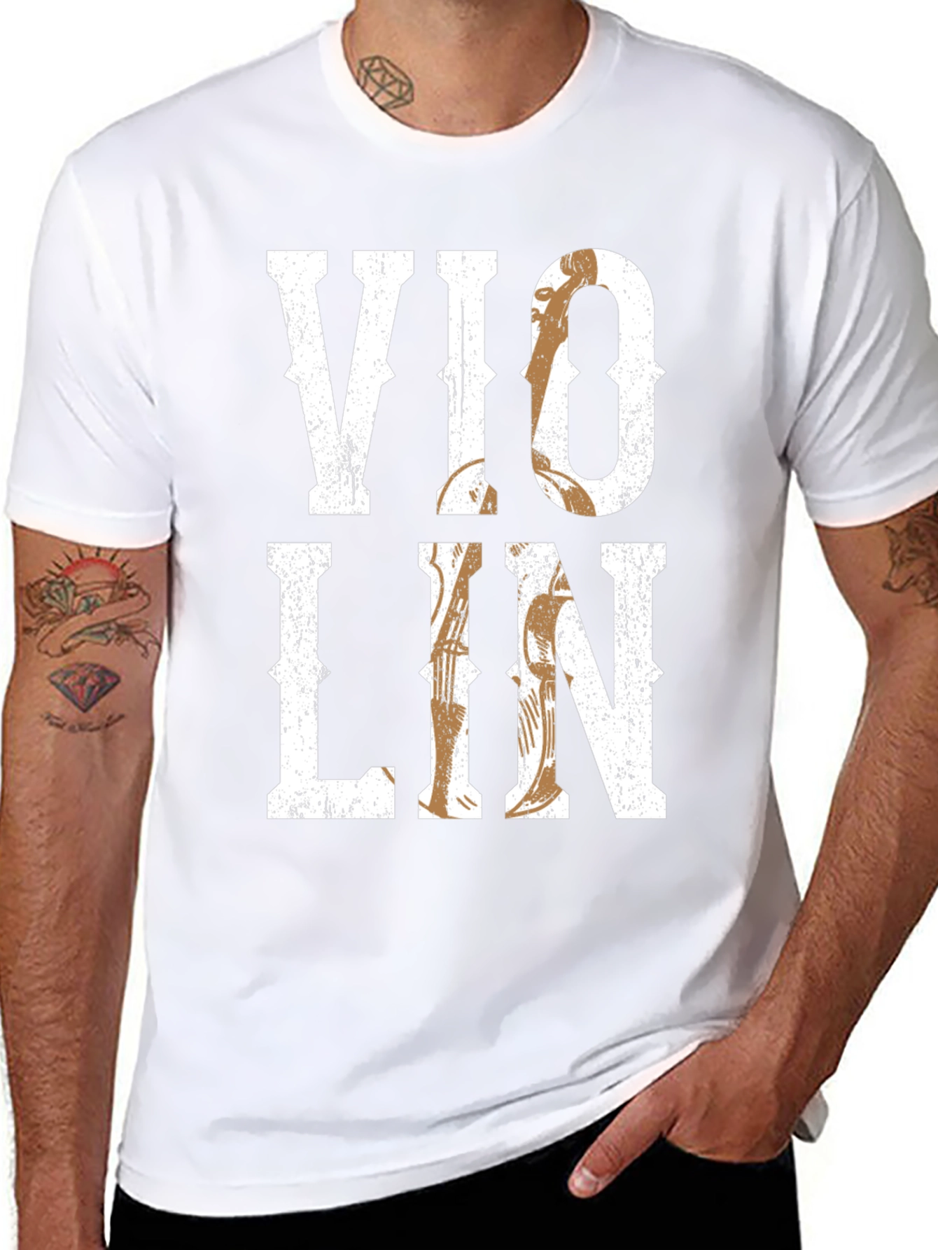 Violin T-Shirt - Musical Instrument Tee