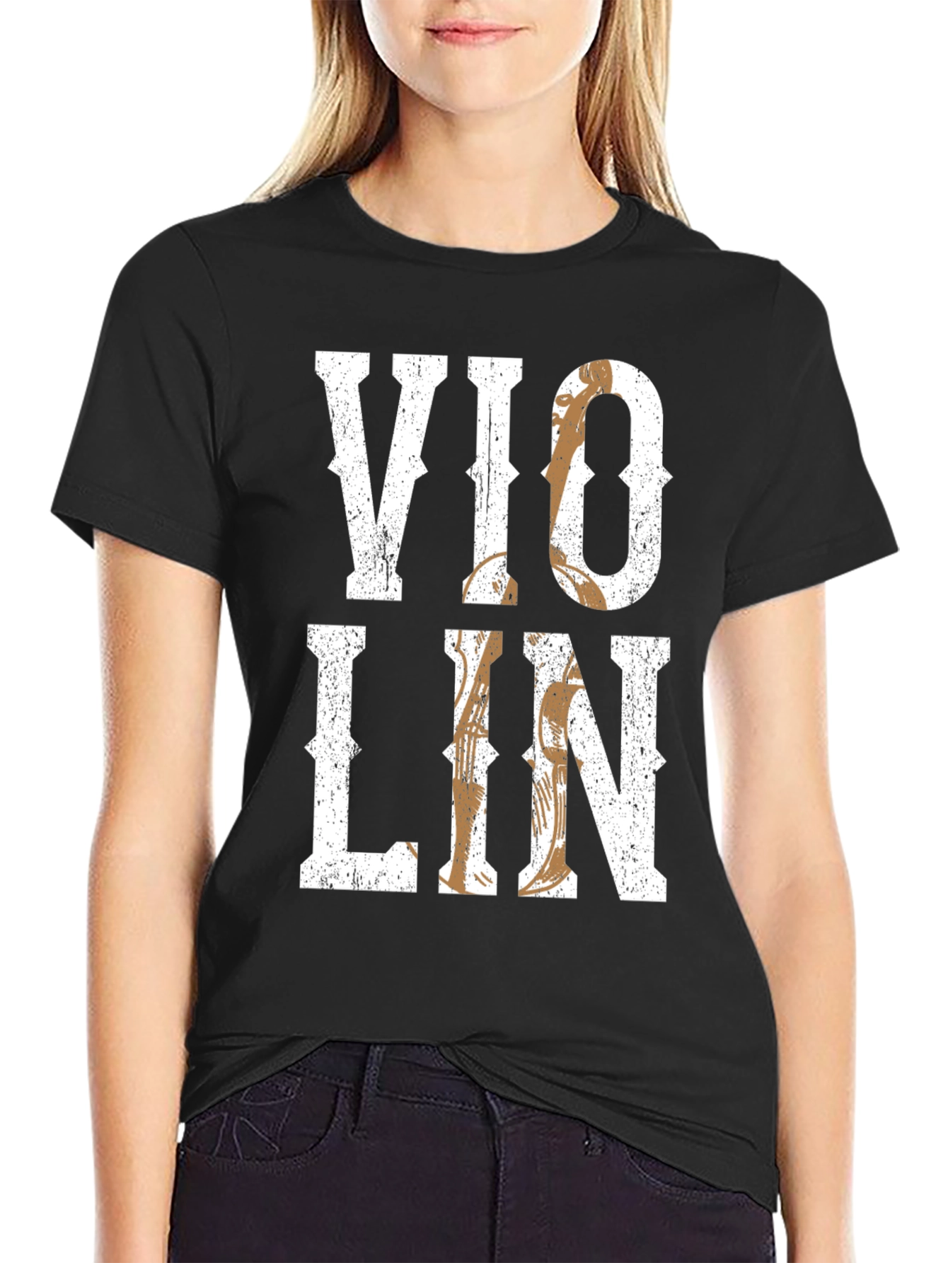 Violin T-Shirt - Musical Instrument Tee