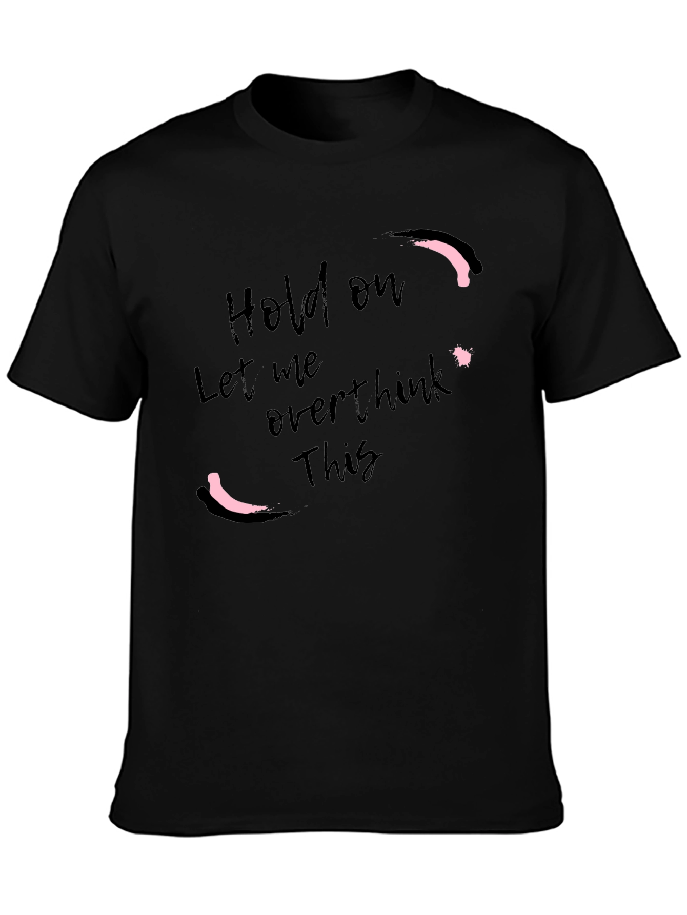 Overthinker Black T-Shirt