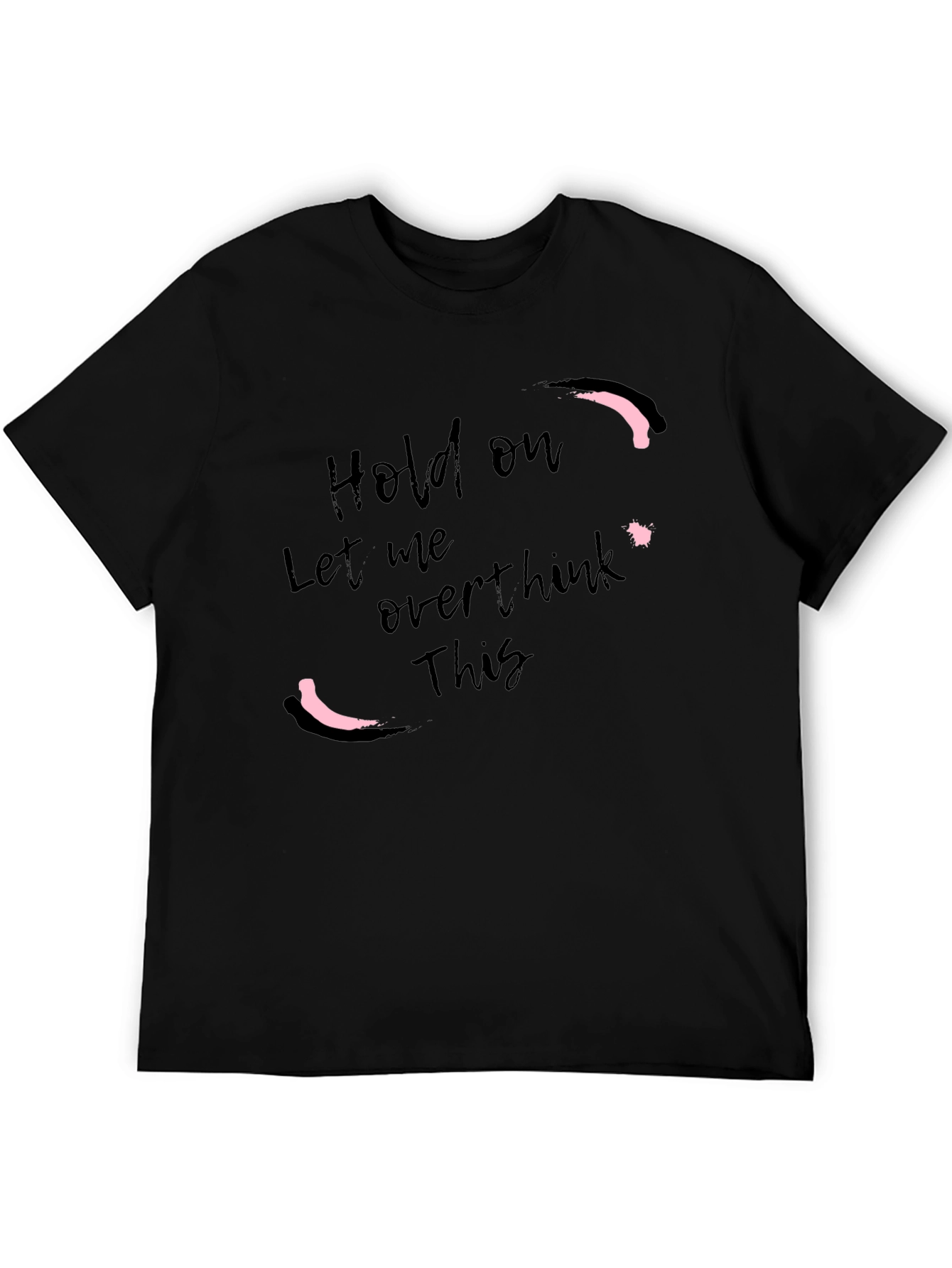 Overthinker Black T-Shirt