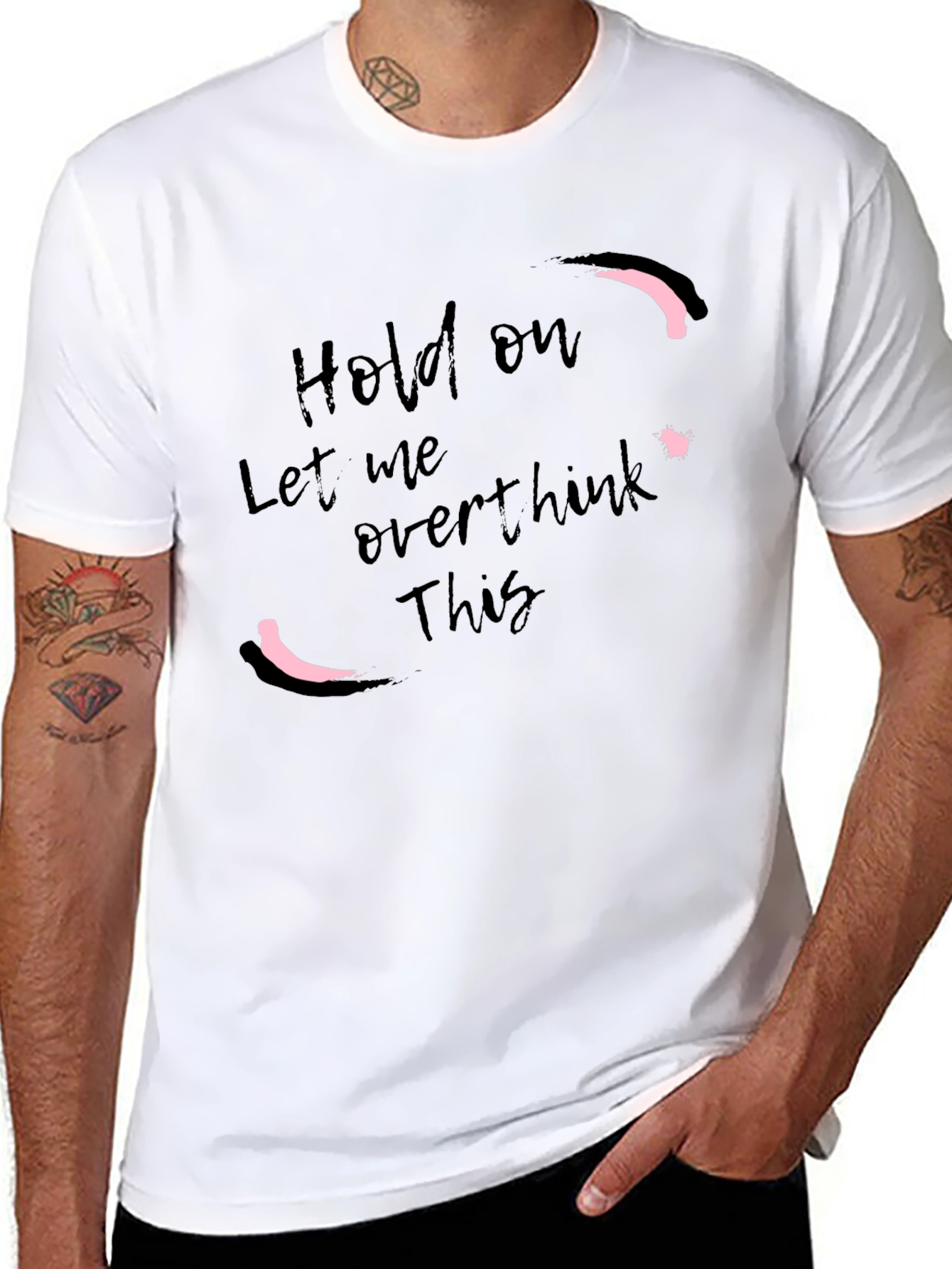 Overthinker Black T-Shirt