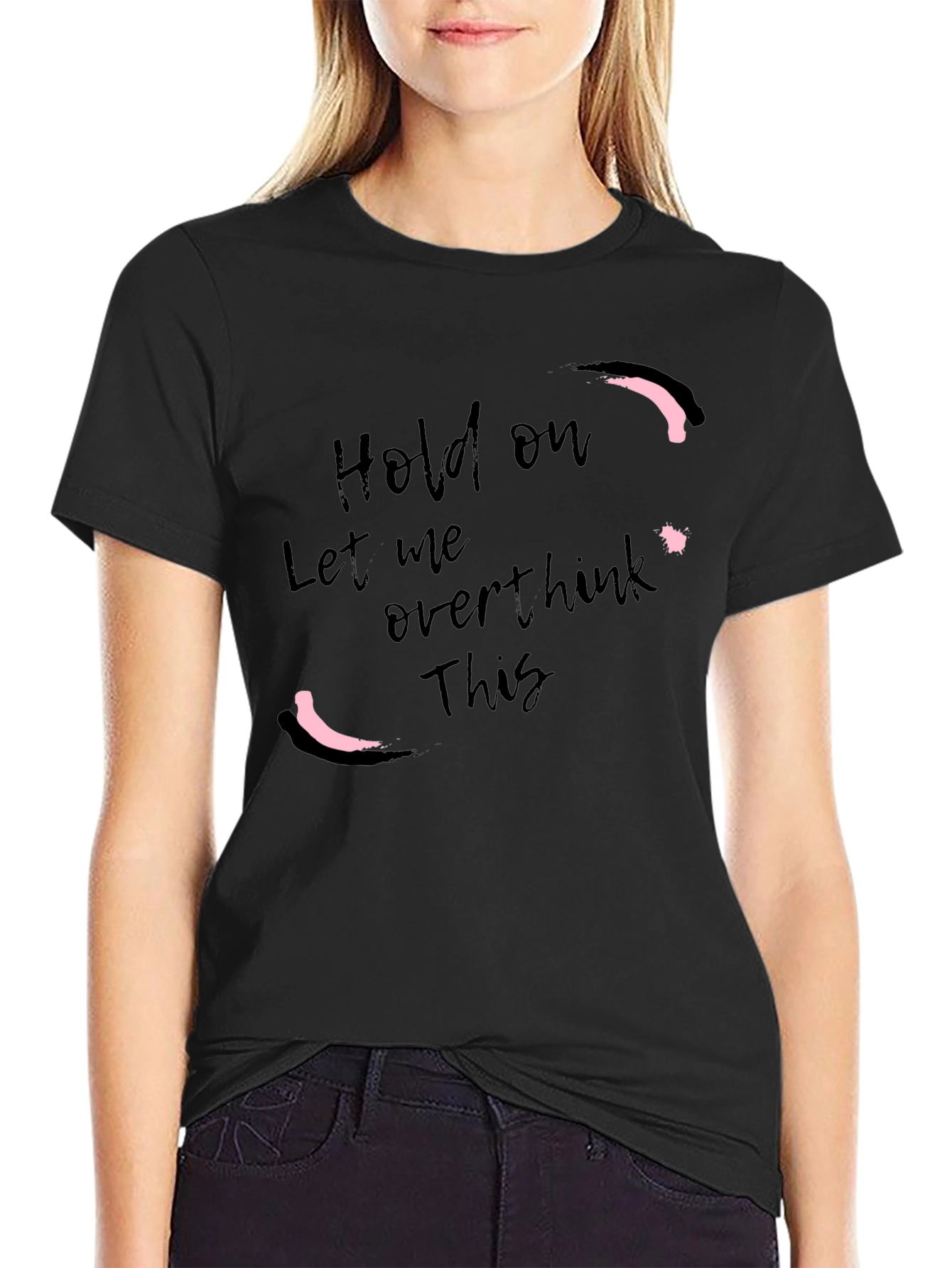 Overthinker Black T-Shirt
