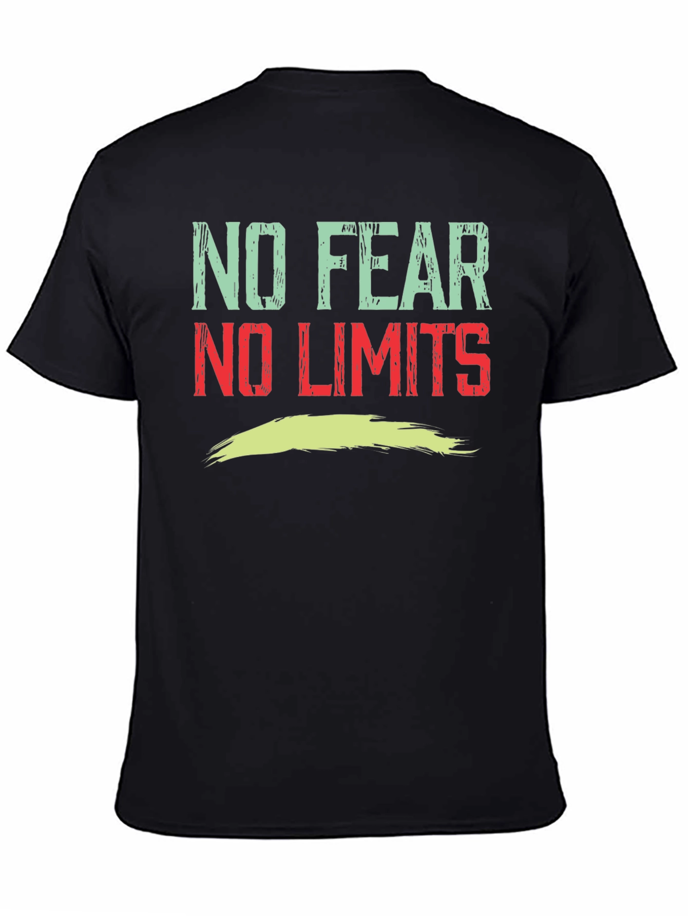 No Fear No Limits Graphic Tee - Black