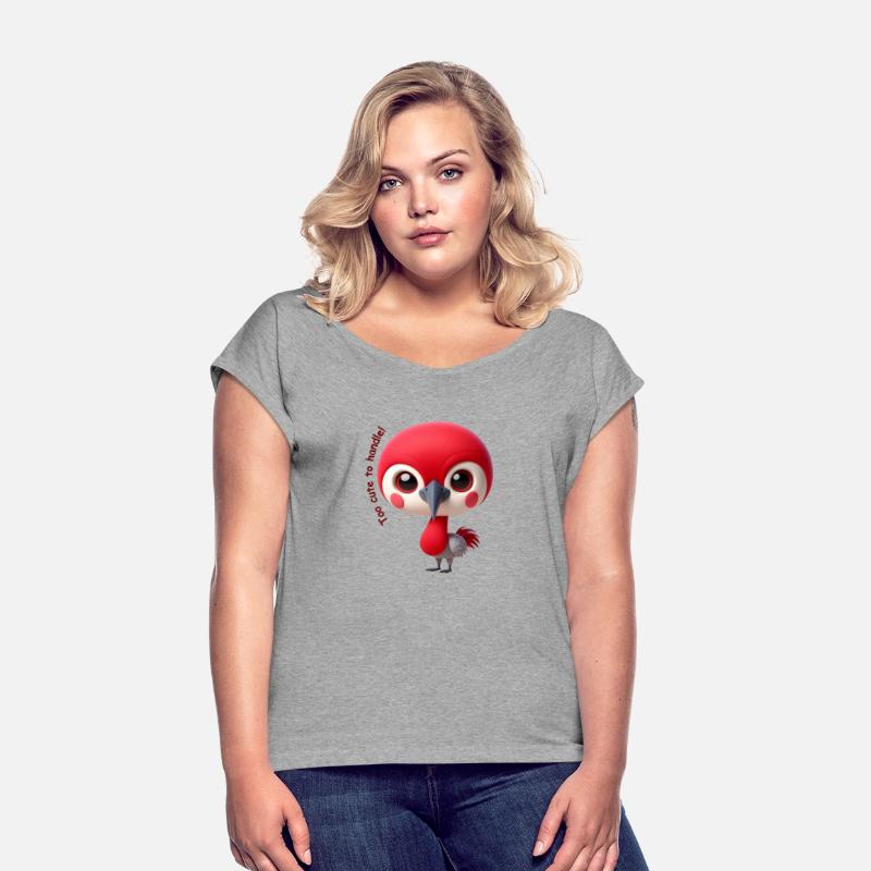 Adorable Red Bird Character
