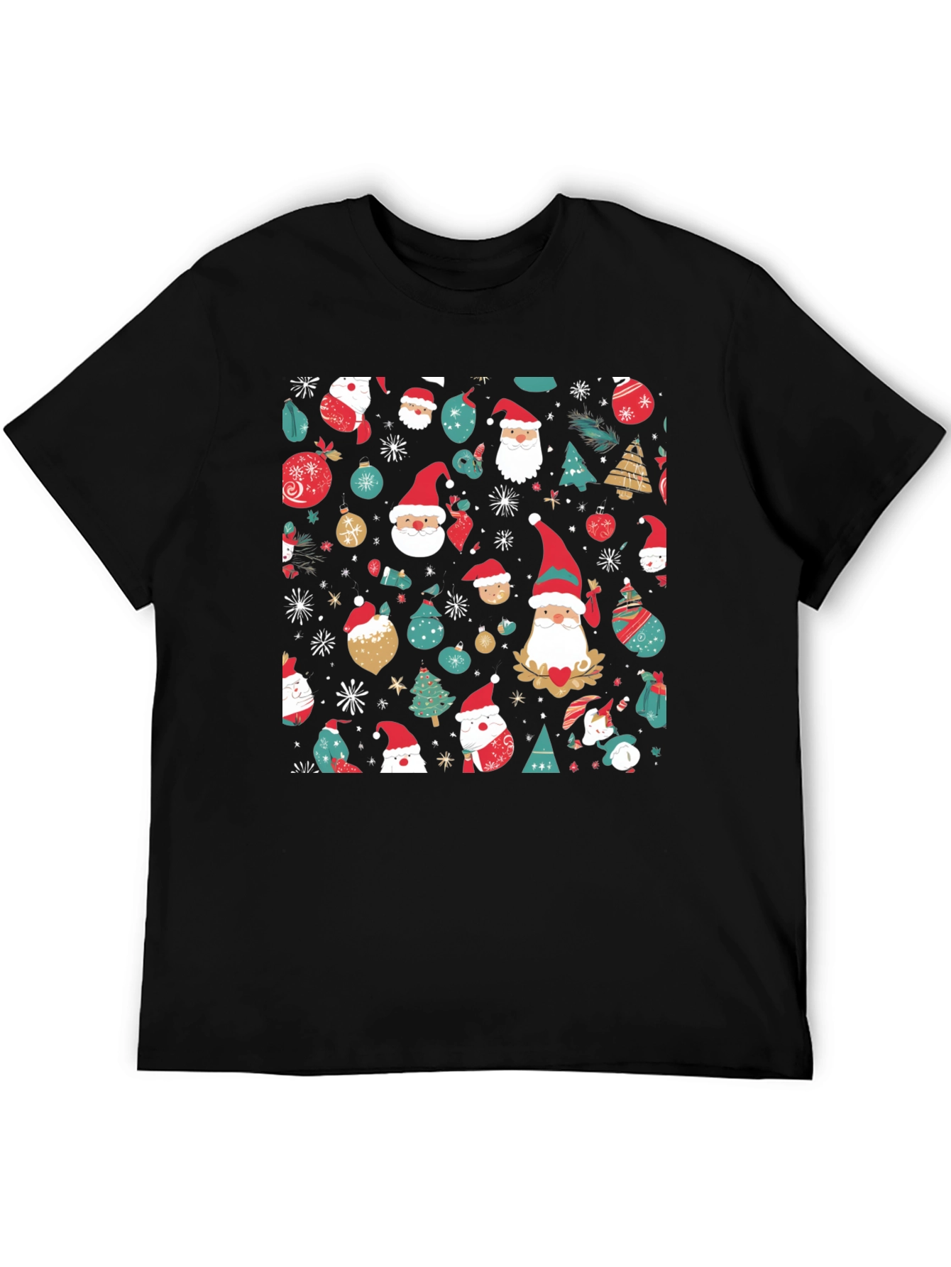 Festive Christmas Pattern T-Shirt