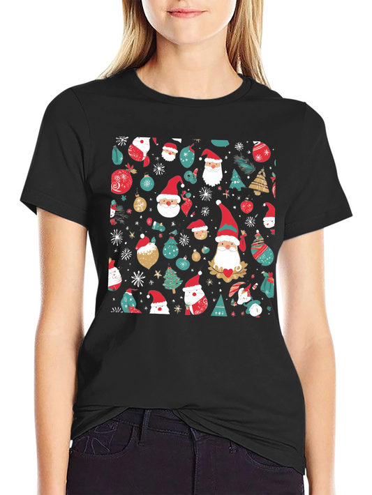 Festive Christmas Pattern T-Shirt