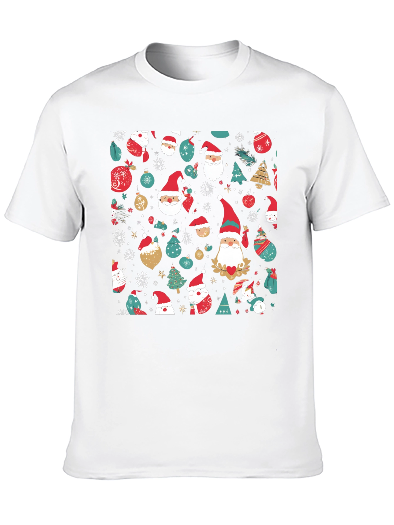 Festive Christmas Pattern T-Shirt