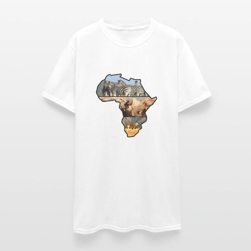 Africa Wildlife Continent Collage