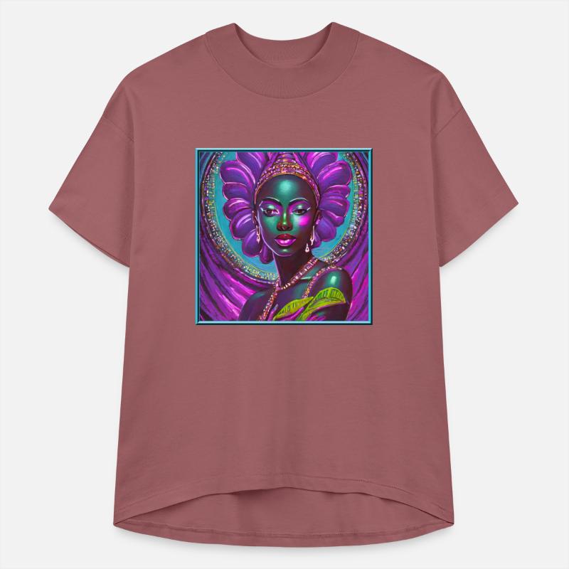 African Goddess Violet Nurturing Me - 1