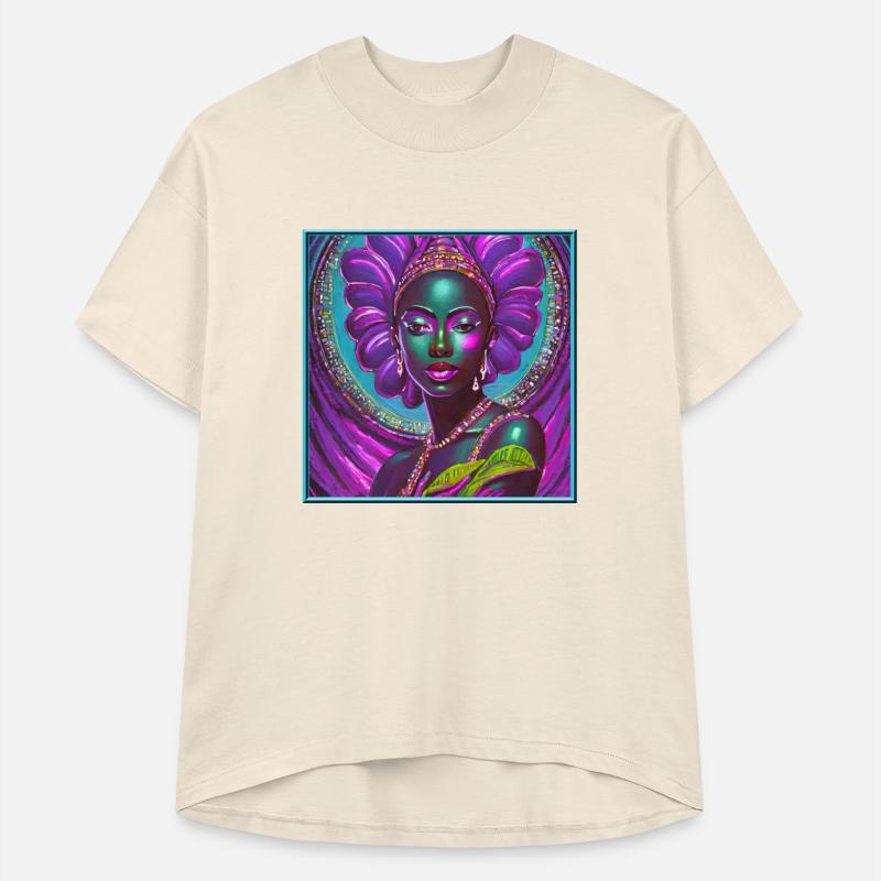 African Goddess Violet Nurturing Me - 1