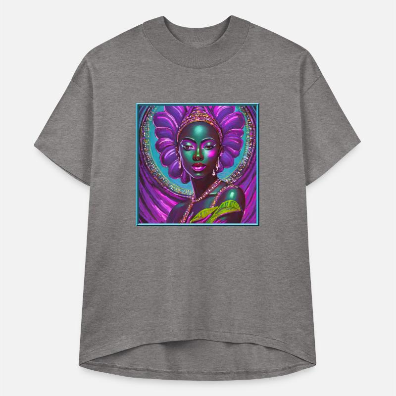 African Goddess Violet Nurturing Me - 1