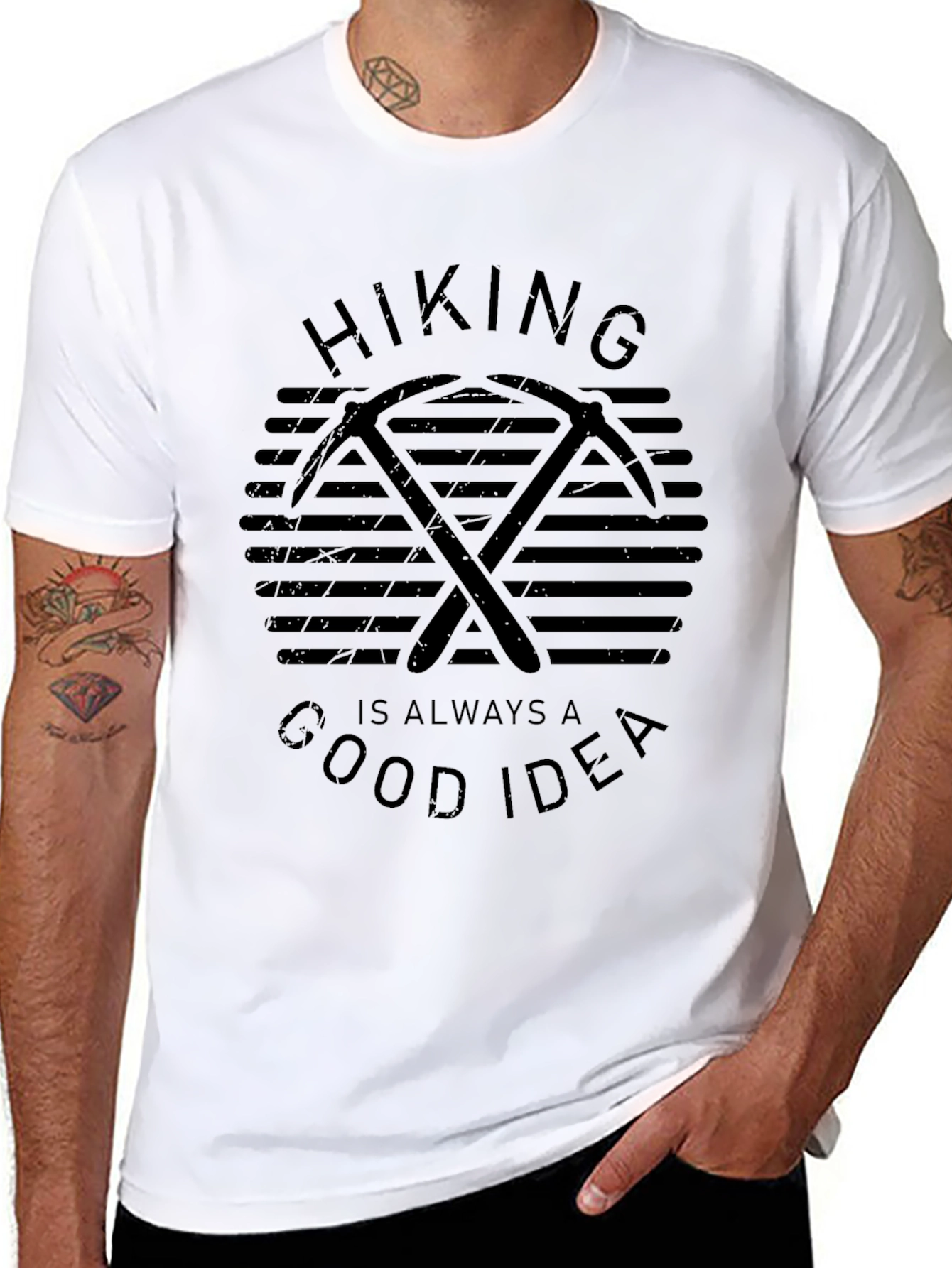 Hiking is Always a Good Idea Graphic T-Shirt