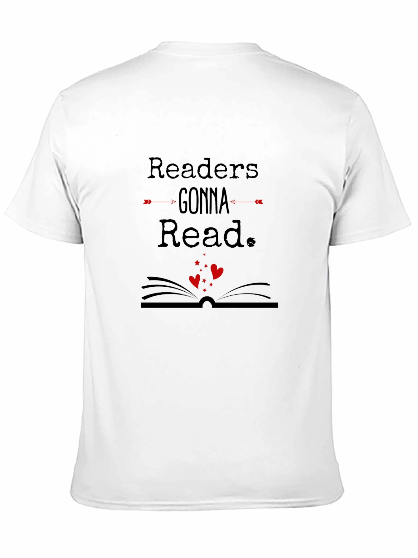 Readers Gonna Read Black Graphic Tee