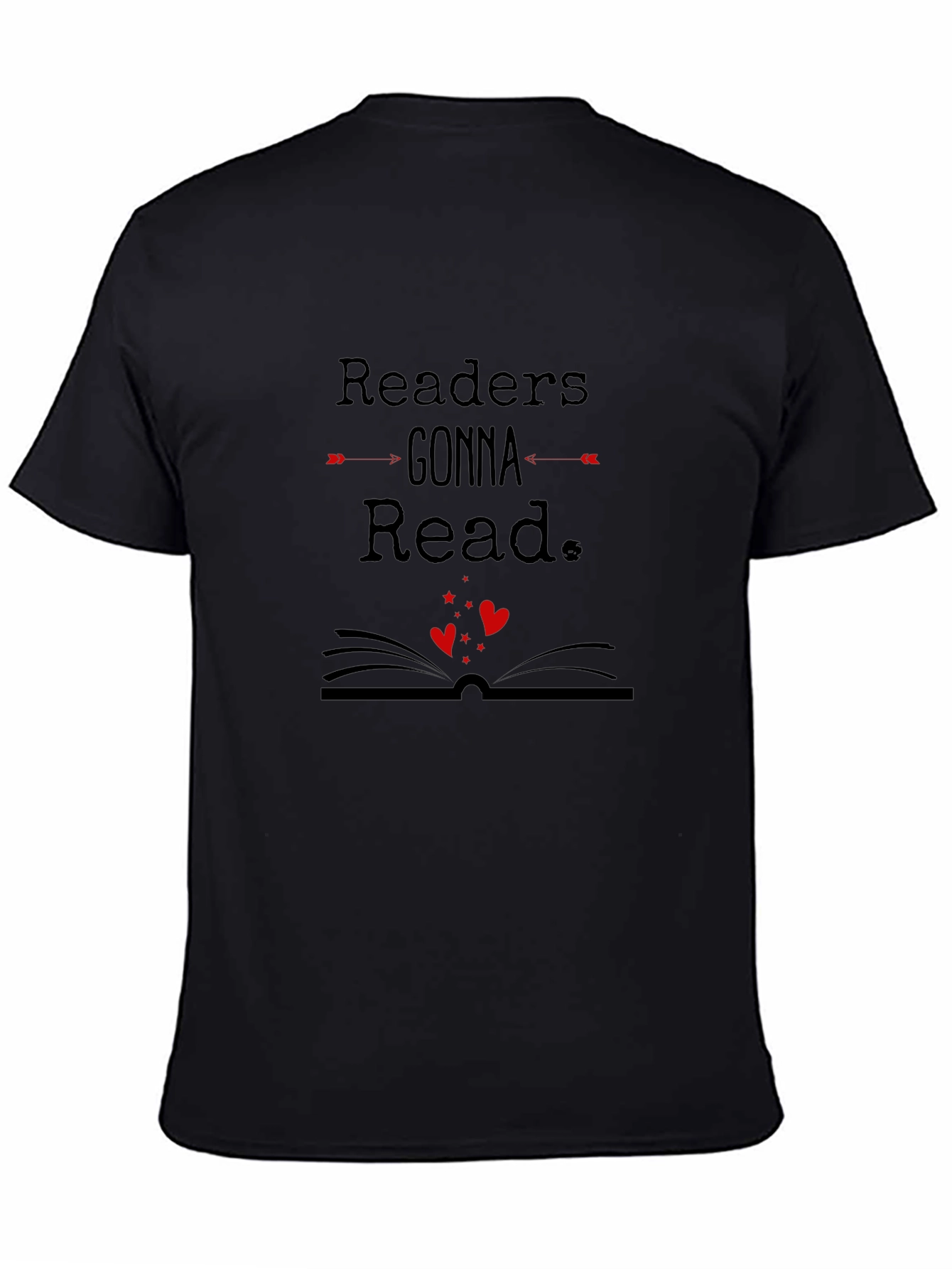 Readers Gonna Read Black Graphic Tee