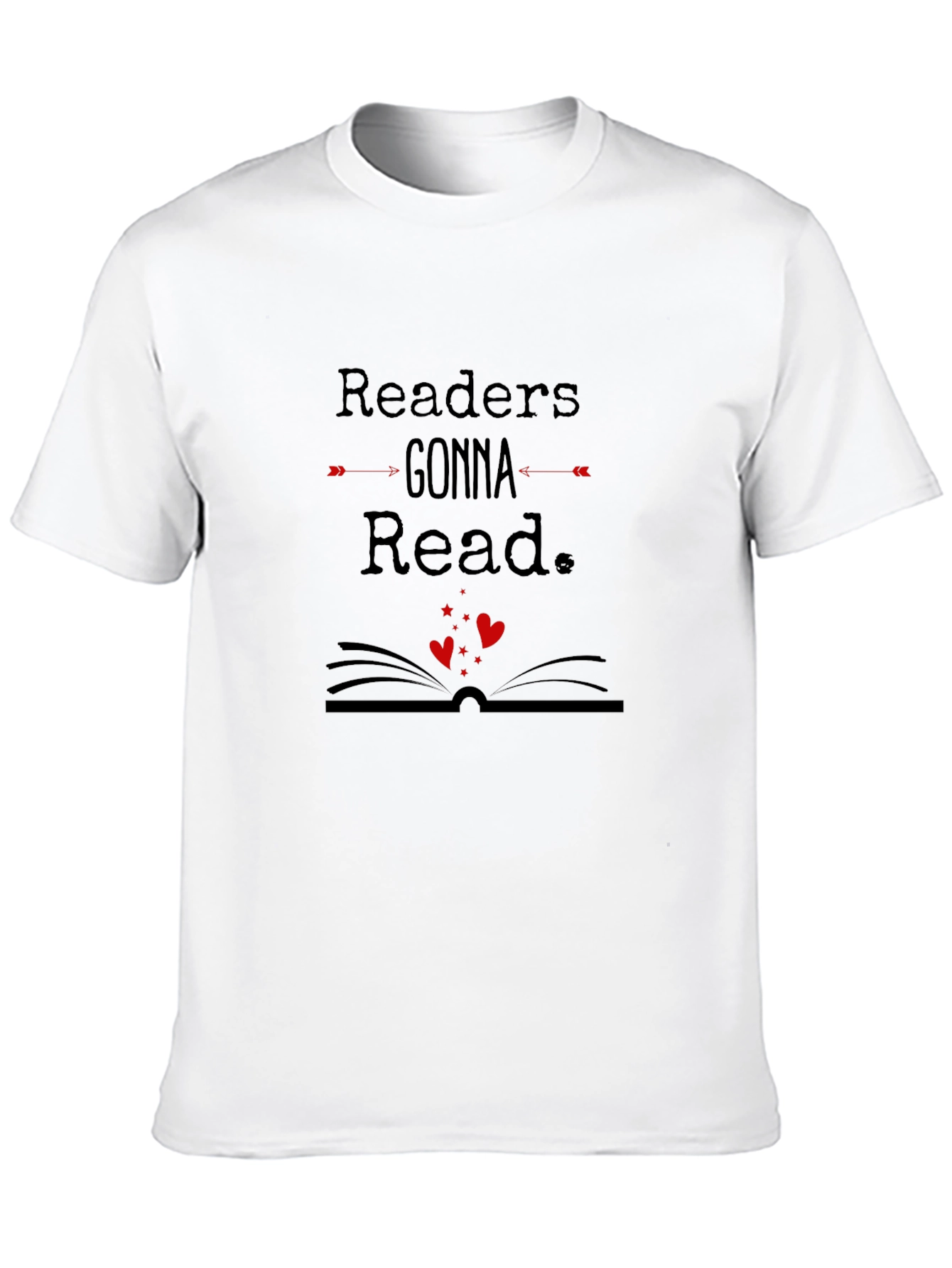 Readers Gonna Read Black Graphic Tee