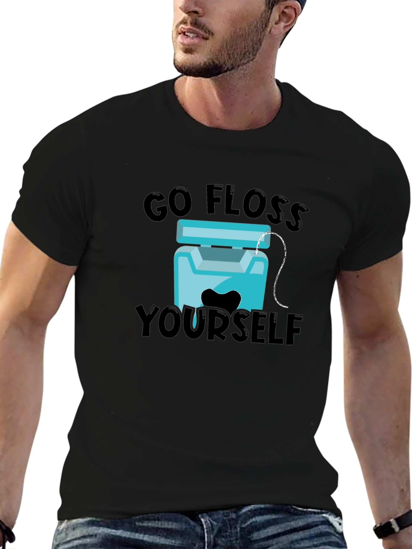 Go Floss Yourself Graphic T-Shirt