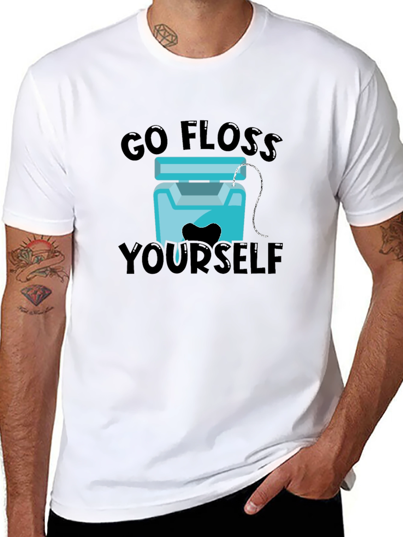 Go Floss Yourself Graphic T-Shirt