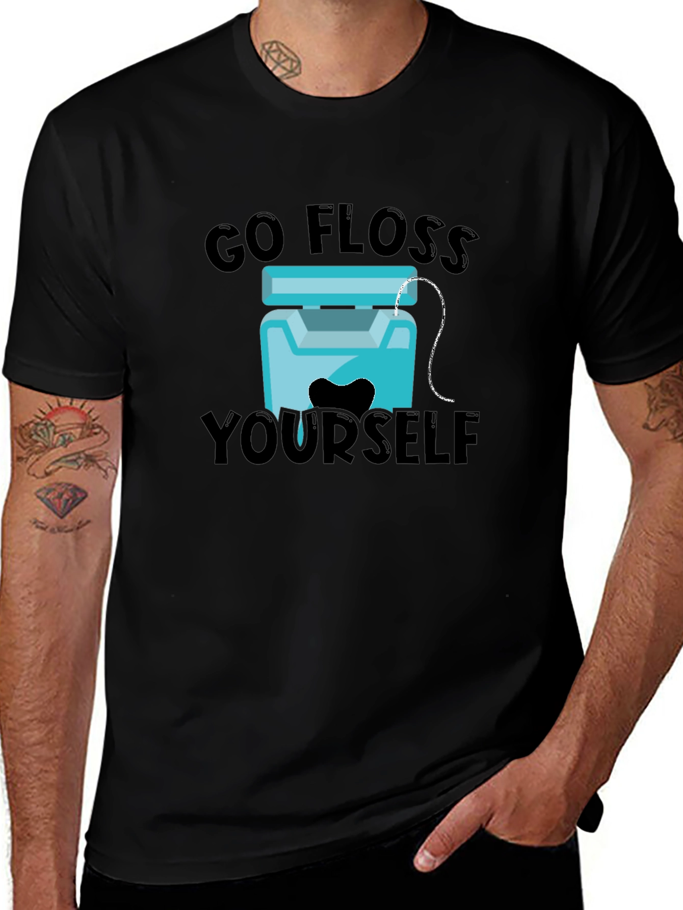 Go Floss Yourself Graphic T-Shirt