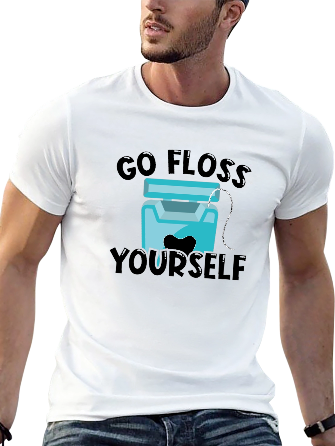 Go Floss Yourself Graphic T-Shirt
