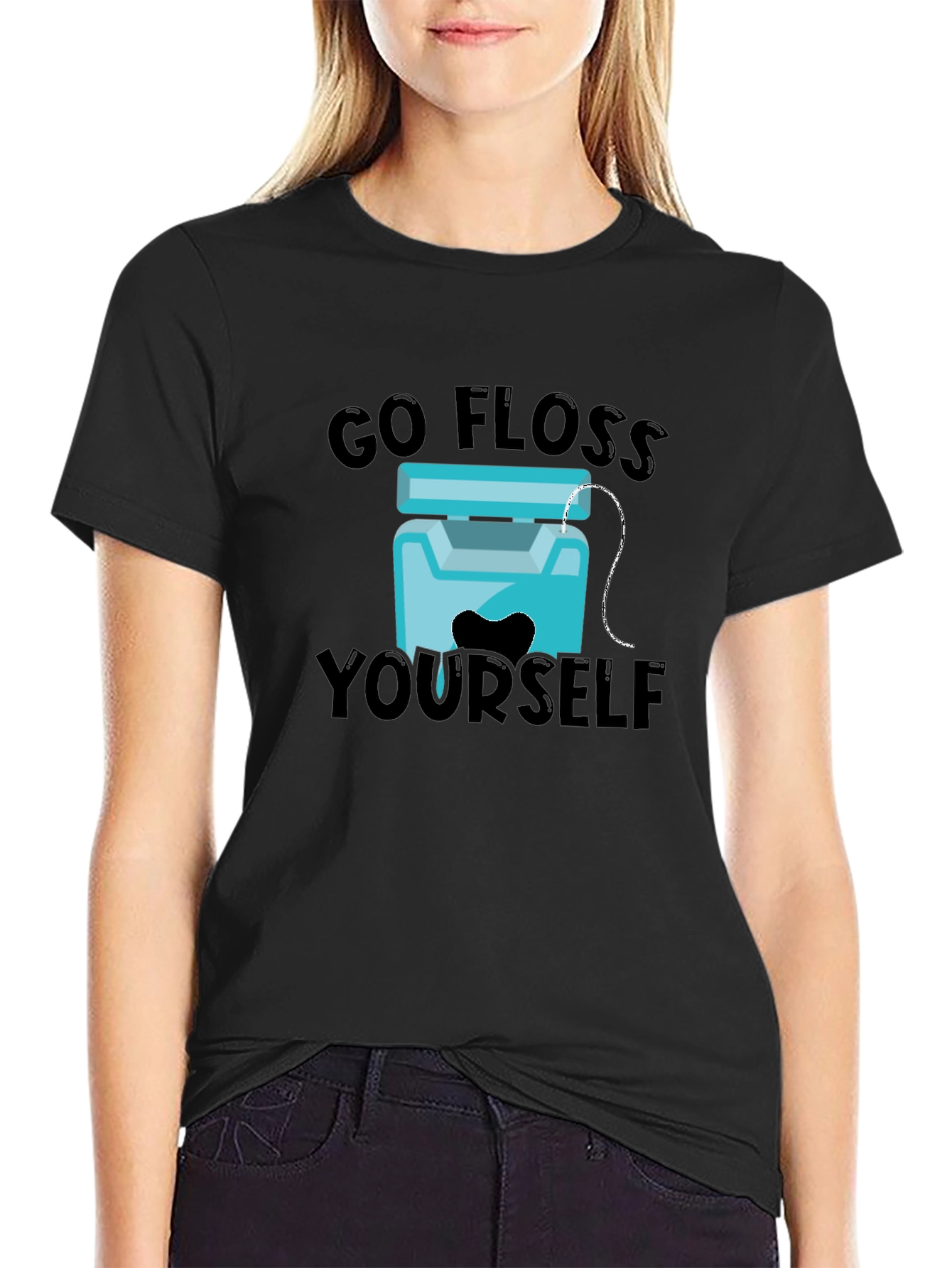 Go Floss Yourself Graphic T-Shirt