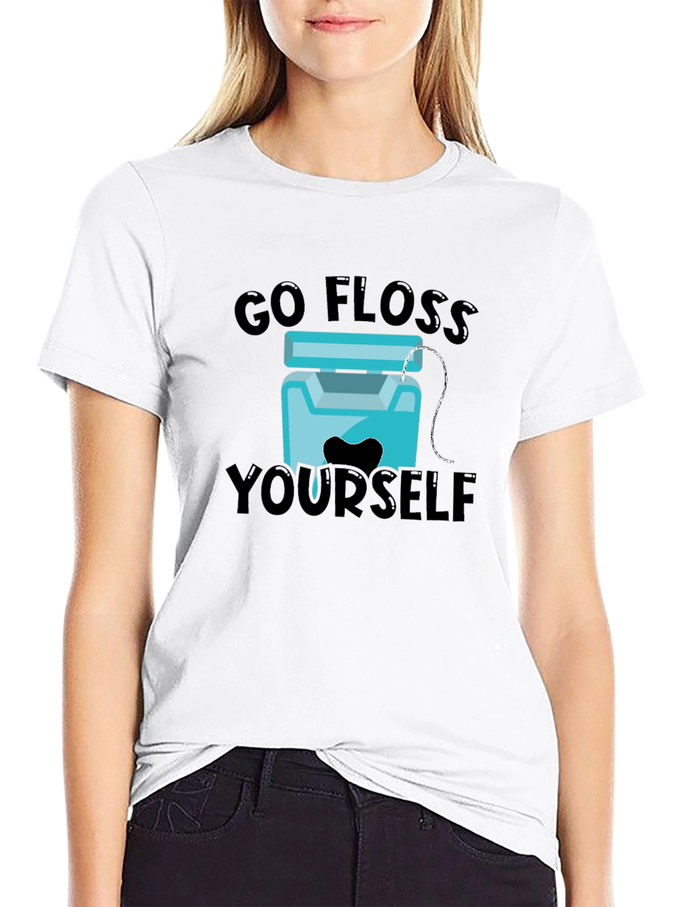 Go Floss Yourself Graphic T-Shirt