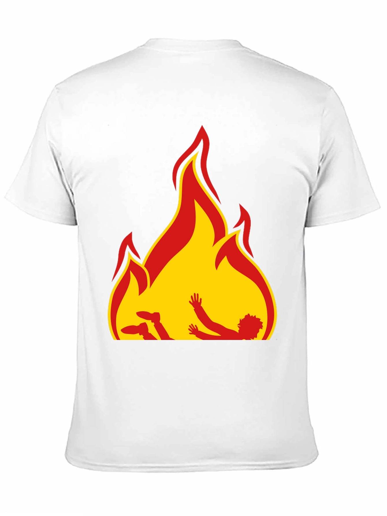 Flame Graphic Black T-Shirt