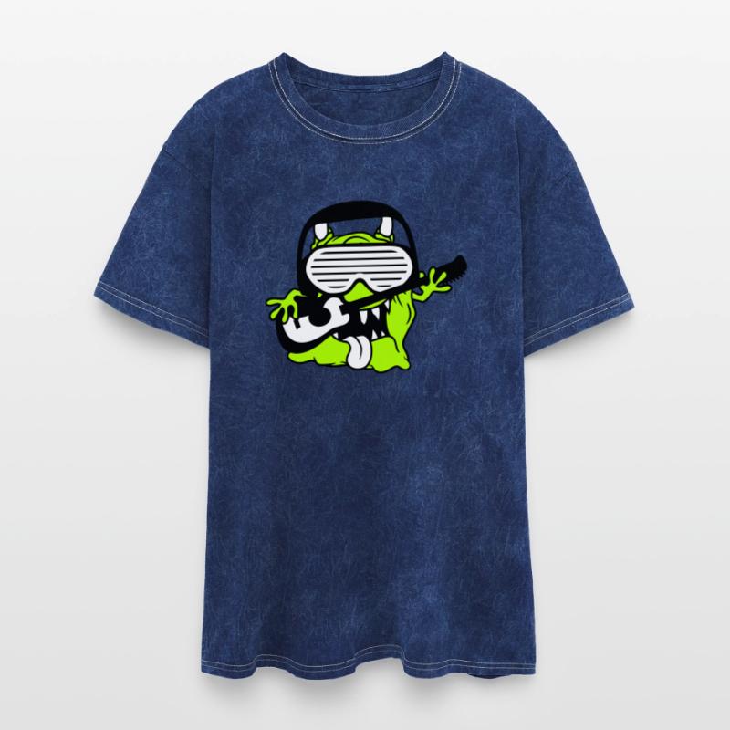 Alien Monster Playing Guitar Headphone Sunglasses