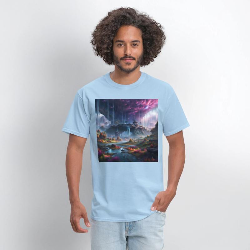 Alien Planet: Fantasy Mountain Cityscape