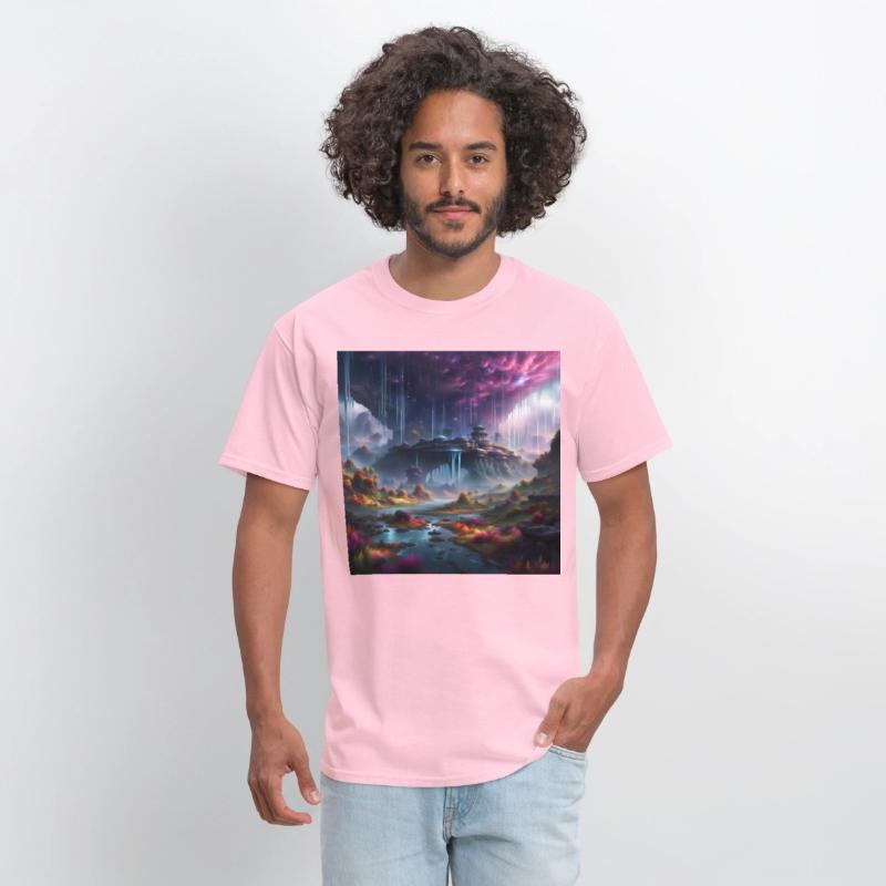 Alien Planet: Fantasy Mountain Cityscape